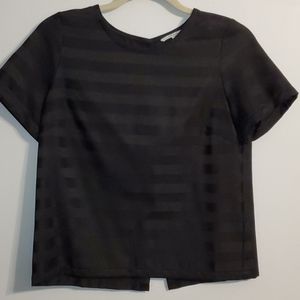 EUC Black Striped Shirt